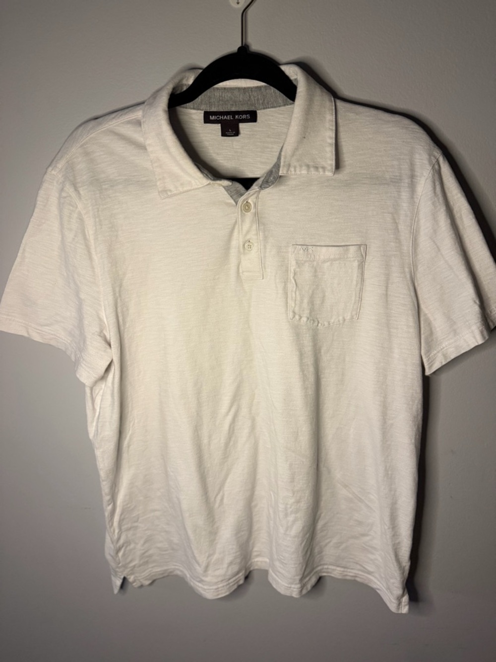 Michael Kors White Polo Shirt